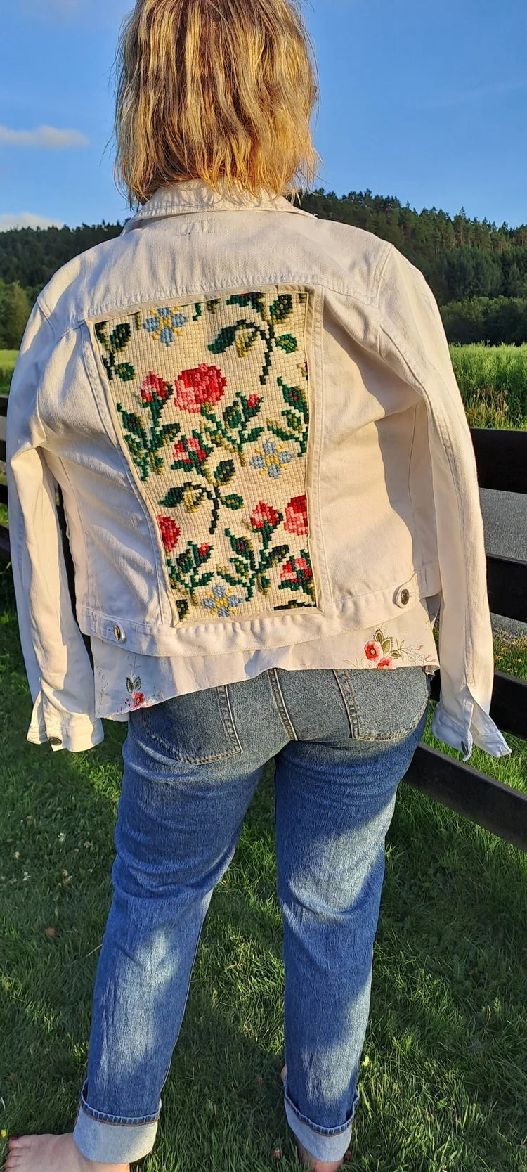 Flora jakke og veske