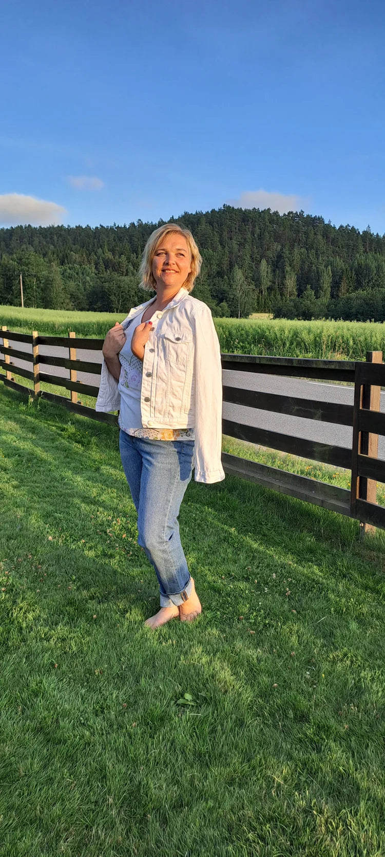 Flora jakke og veske