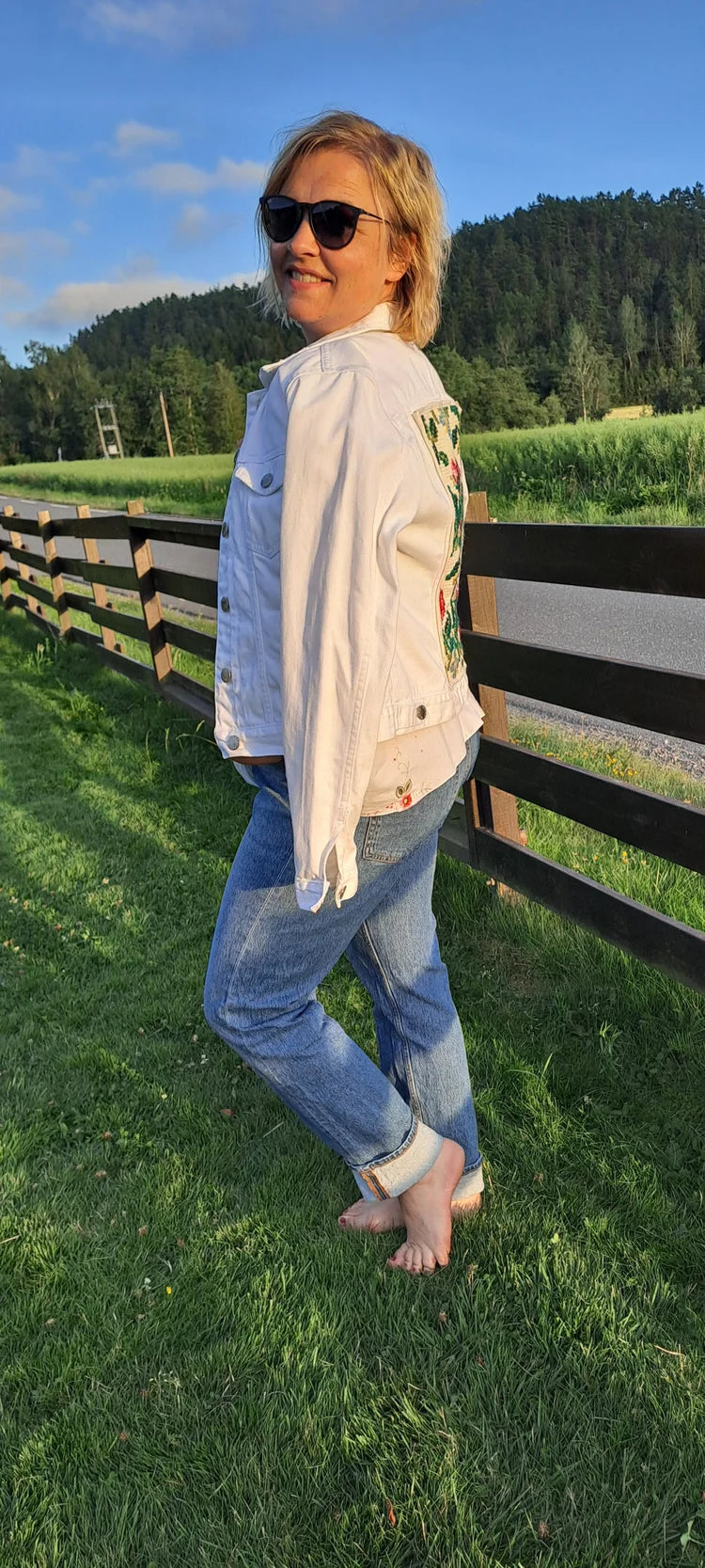 Flora jakke og veske